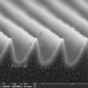 Blazed nano gratings
