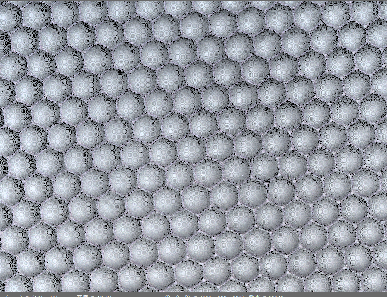Periodic micro lens array