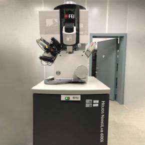 FOCUSED LON/EIECTRON DUALBEAM SYSTEM